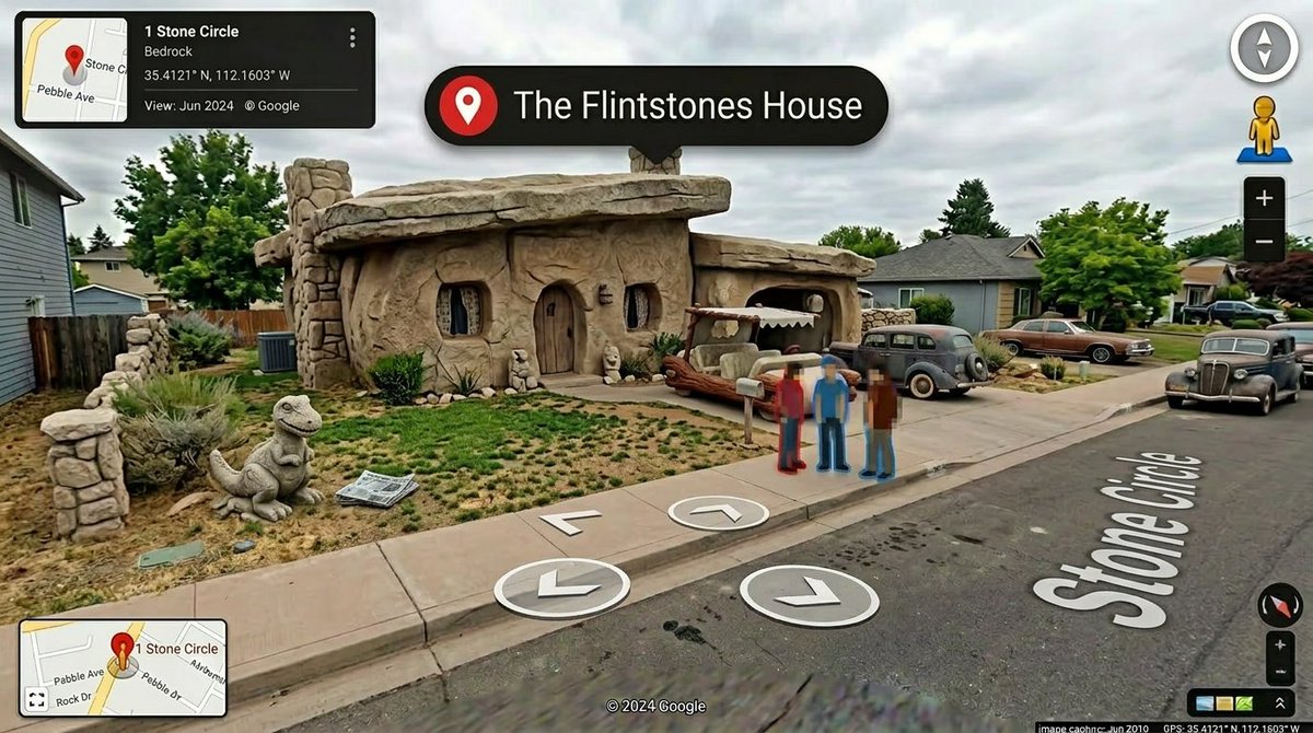 Hyper-realistic Google Street View Screenshot