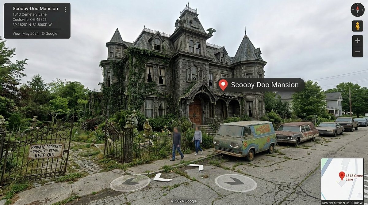 Hyper-realistic Google Street View Screenshot
