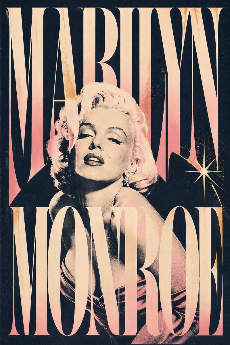 Conceptual Typography Poster with Editorial Portrait