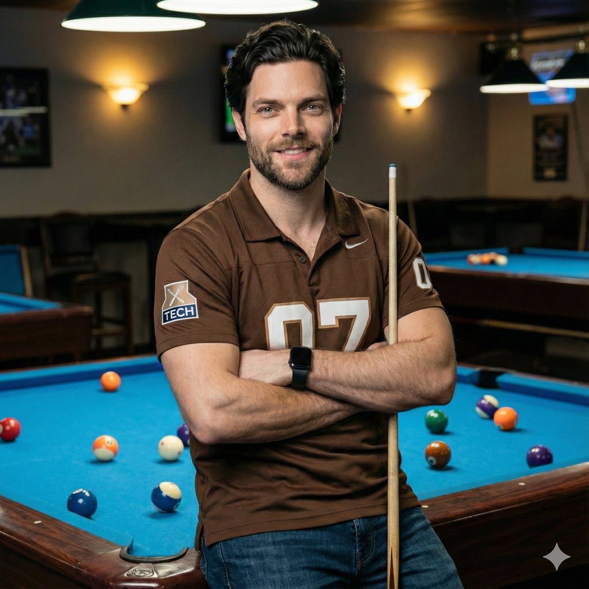 Focused Young Adult Male Portrait