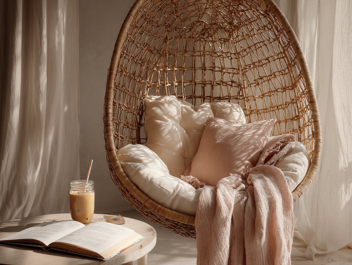 Lived-In Interior Design Vignette with Styling