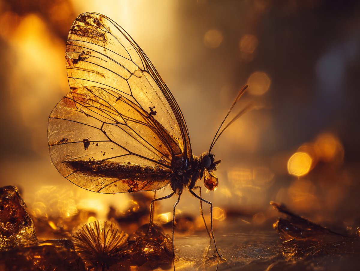 Frozen-in-Amber Specimen Macro Photography