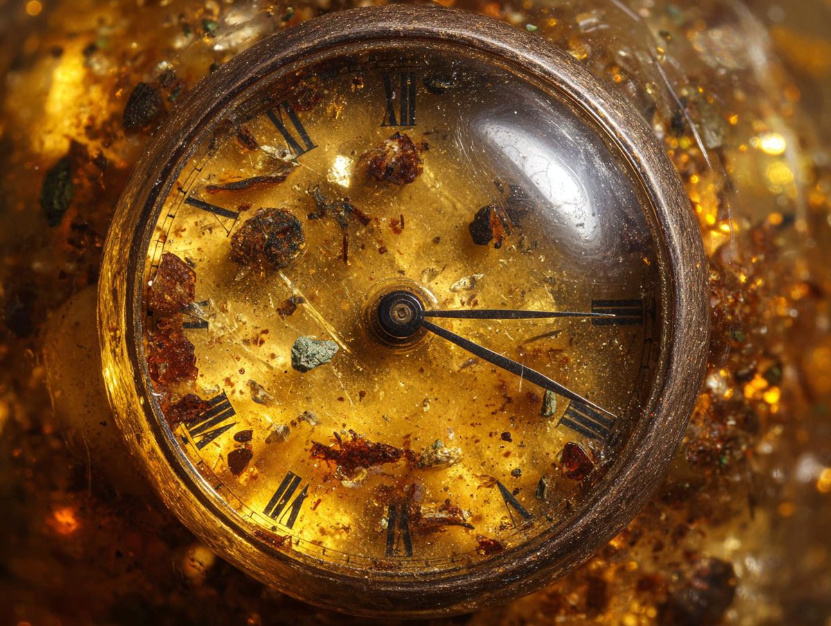 Frozen-in-Amber Specimen Macro Photography