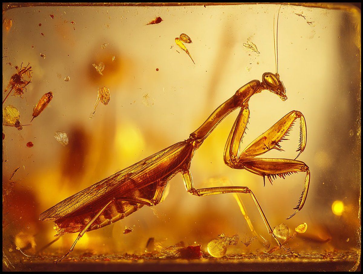 Frozen-in-Amber Specimen Macro Photography