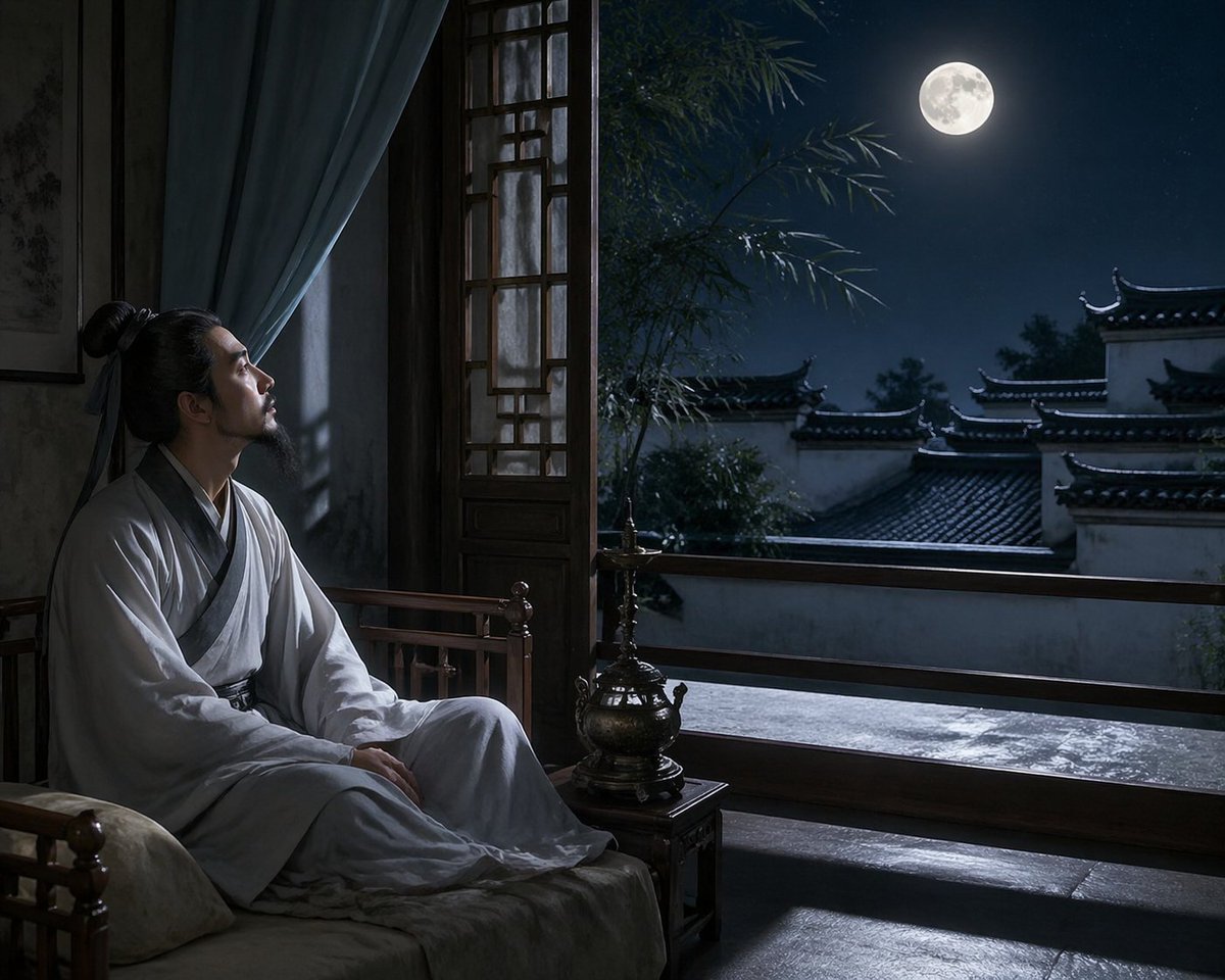 Quiet Night Thought: Moonlight, Frost, and Homesickness