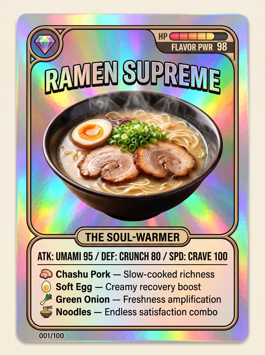 Studio: Food Card With Nano Banana 2 In Firefly Boards