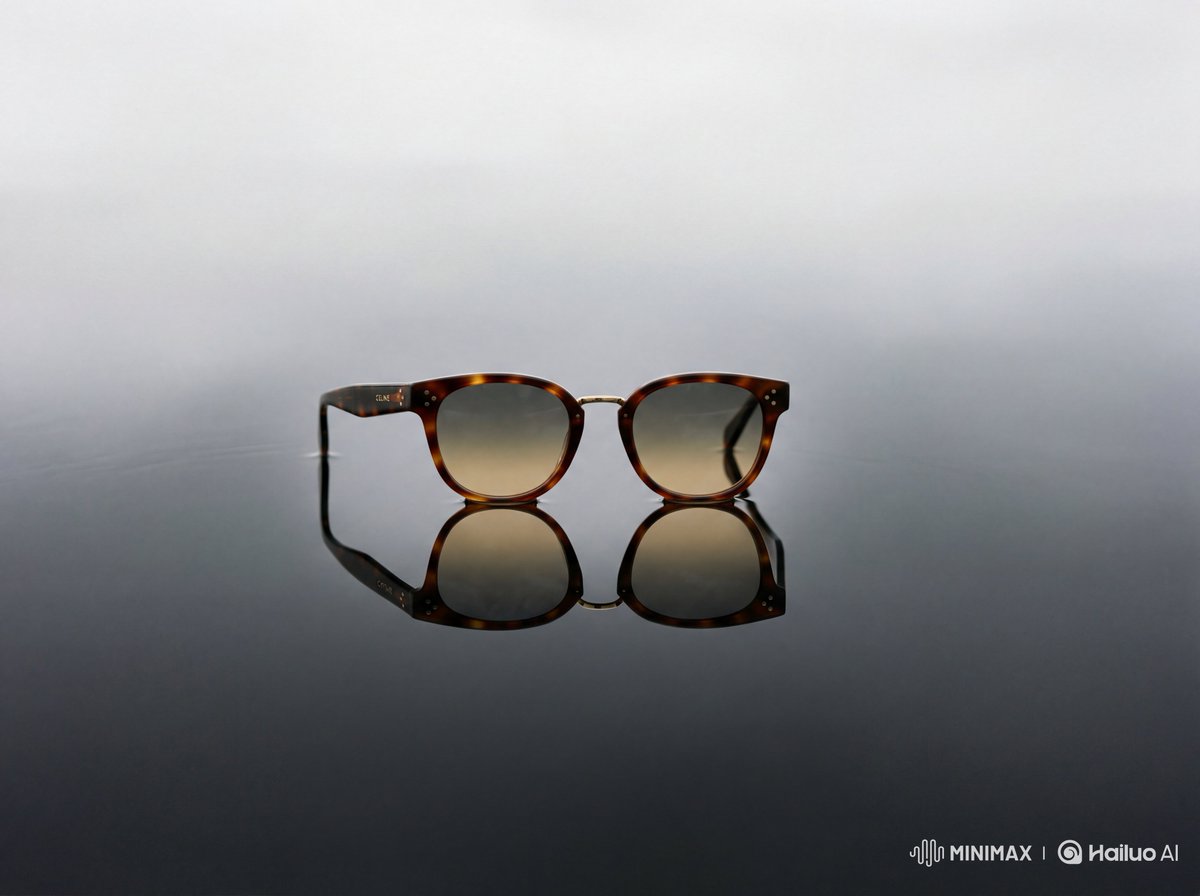 Zen Minimalist Product Shot with Perfect Water Reflection