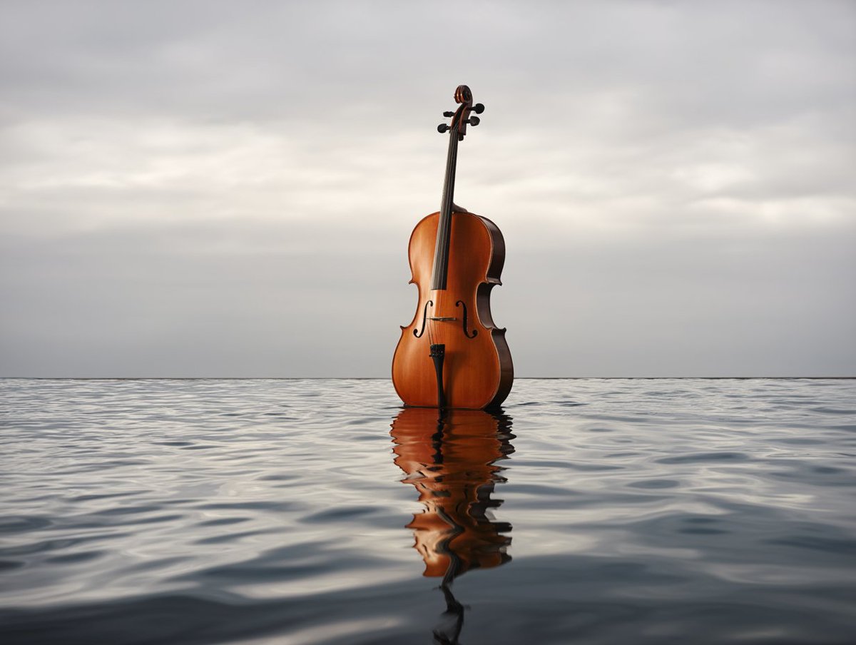 Zen Minimalist Product Shot with Perfect Water Reflection
