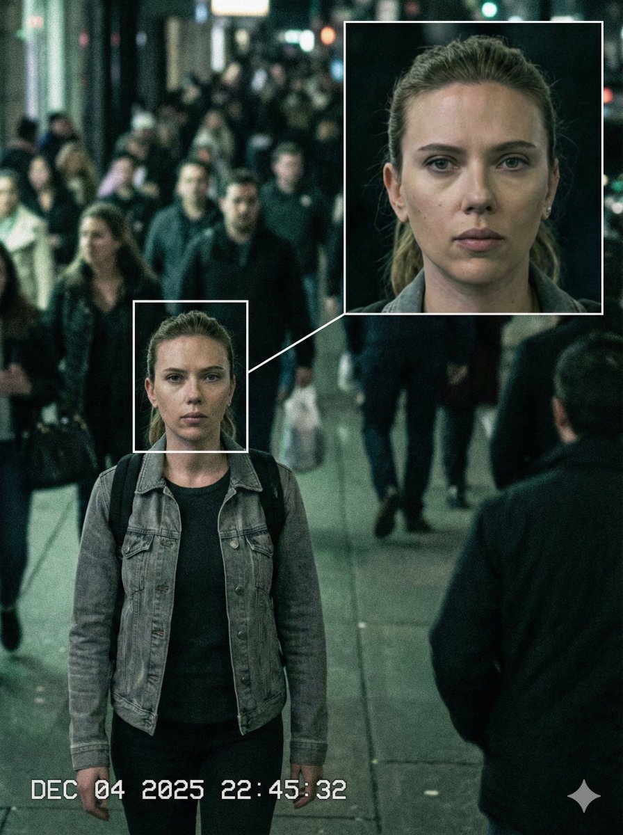 CCTV Surveillance Shot with High-Angle Aerial Perspective