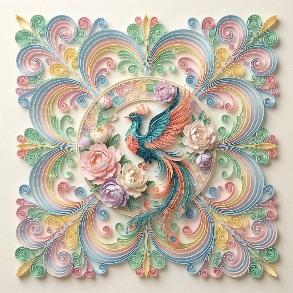 Breathtaking 3d Paper Quilling Masterpiece