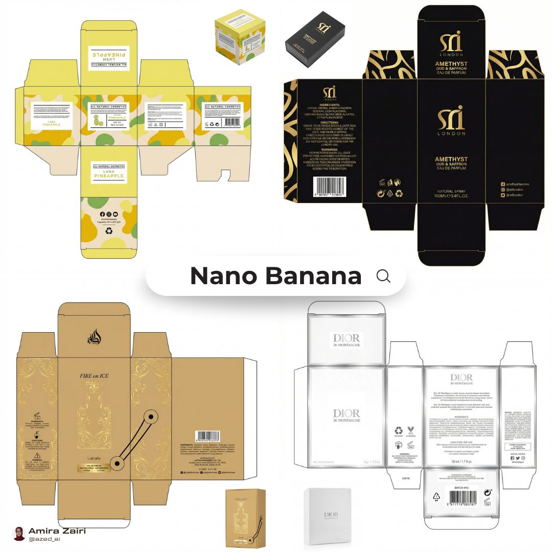 Custom Product Packaging Dieline Layout