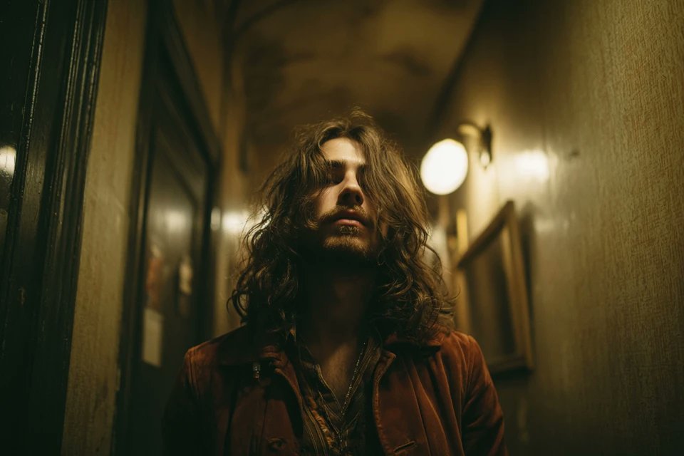 Vintage Editorial Cinematic Portrait