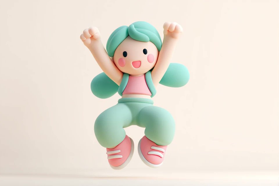 Cute 3D Clay Character Generator