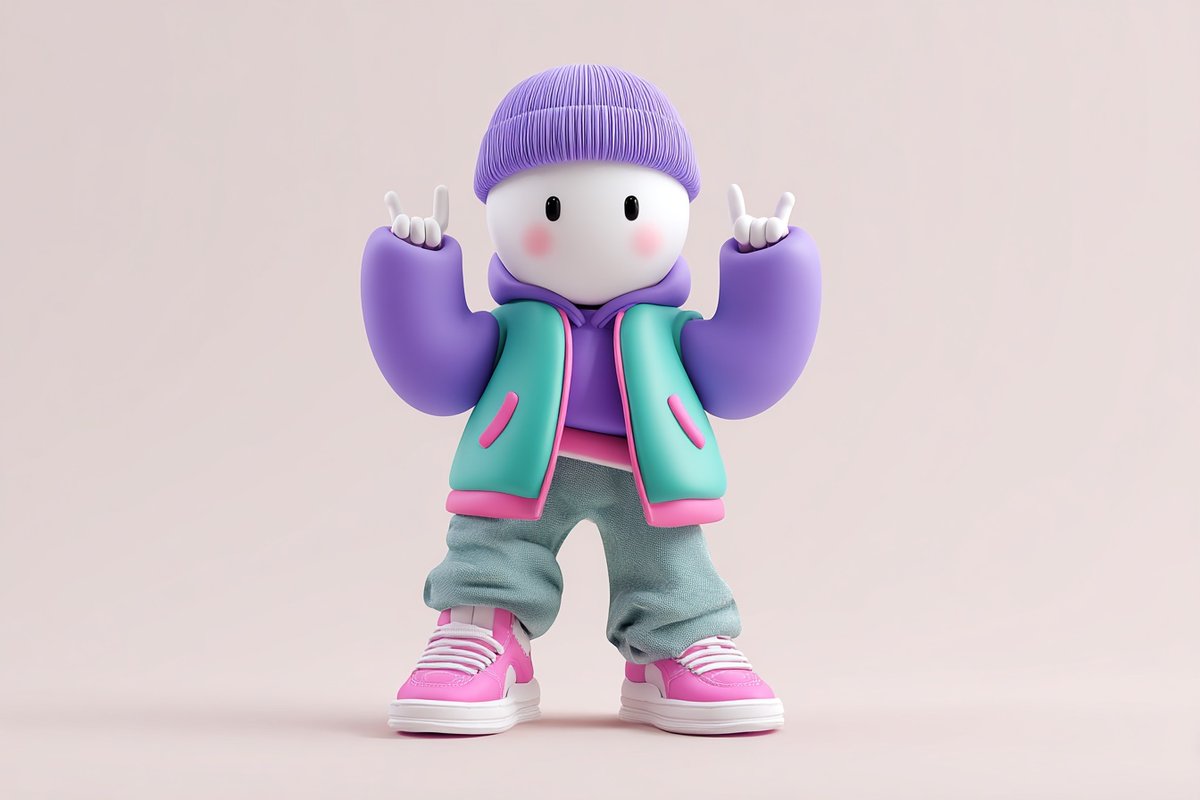 Cute 3D Clay Character Generator