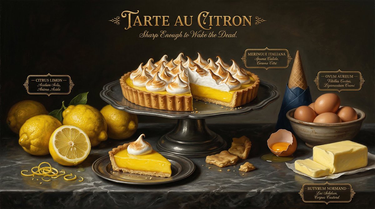 Renaissance Still Life Food Painting with Chiaroscuro