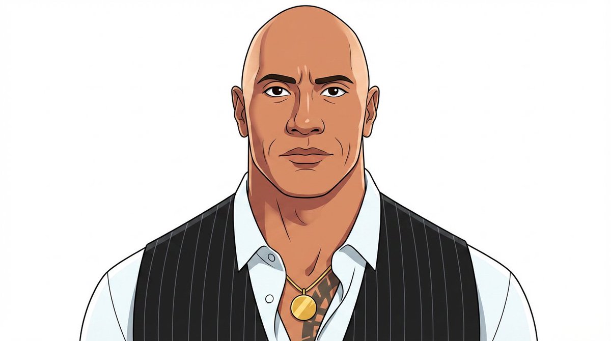 2D Cel Animation Style Portrait from Reference Image