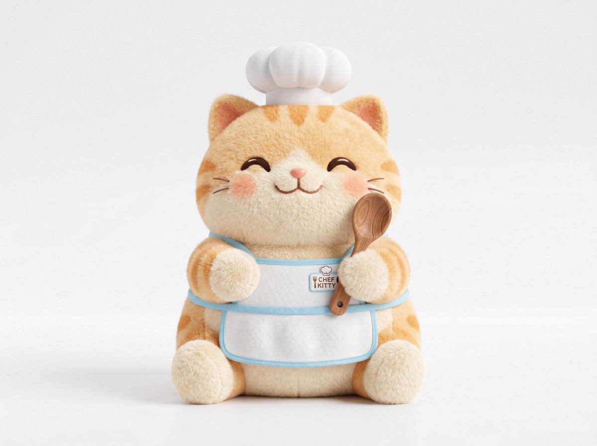 Soft Plush 3D Render with Adorable Collectible Feel
