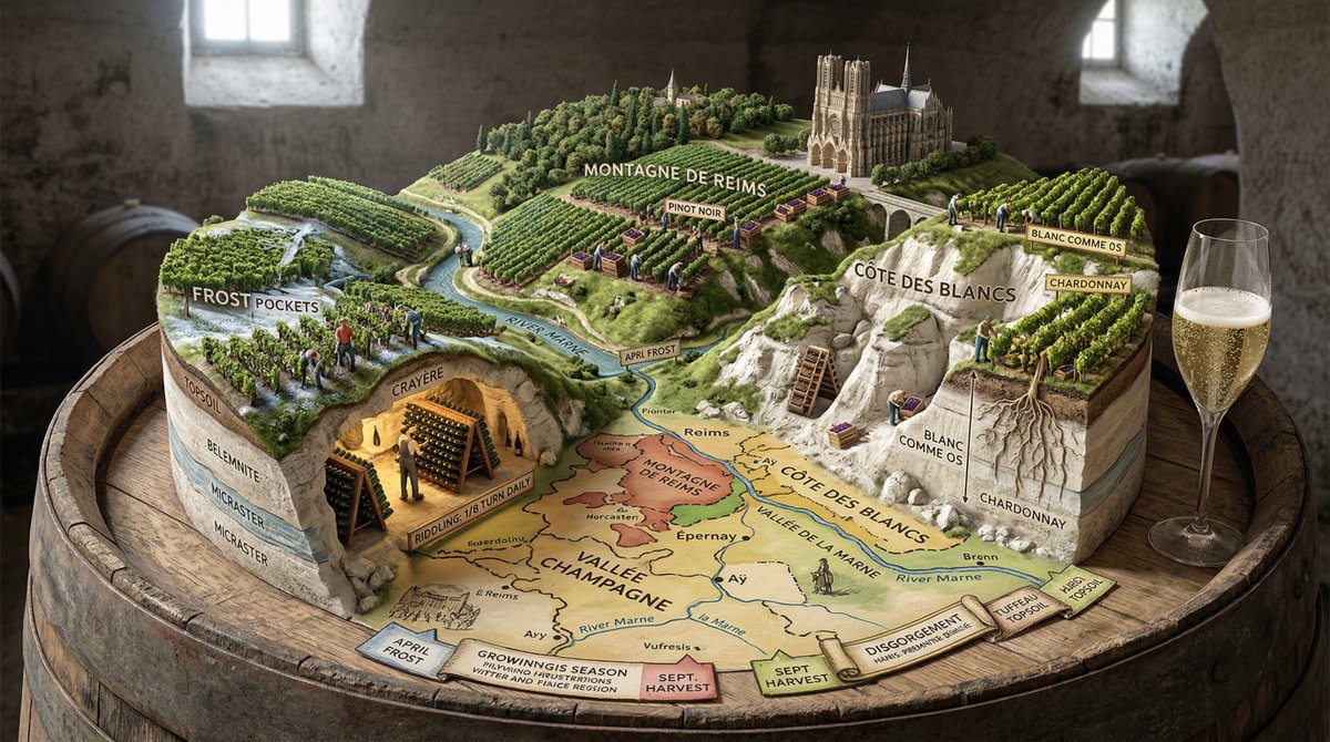 Wine Region Appellation Map Diorama on Barrel Head