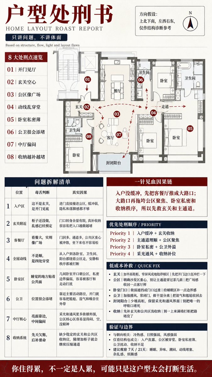Home Layout Problem Diagnosis Infographic