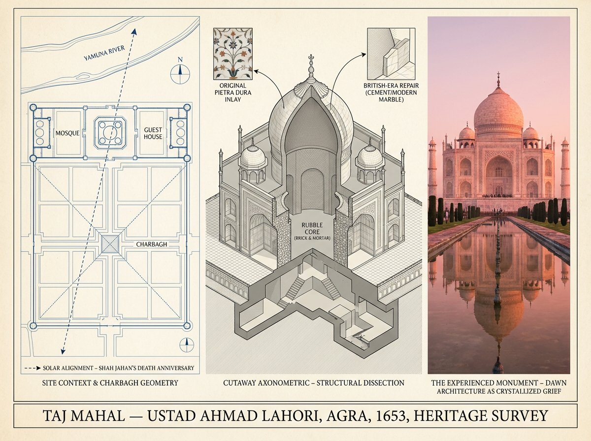 Architectural Survey Board with Site Plan