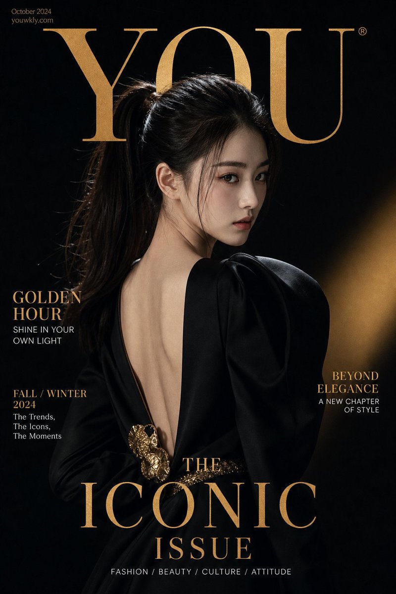 High-End Fashion Magazine Cover