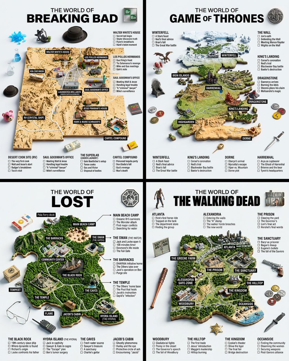Hyper-realistic 3D World Guide Infographic Poster