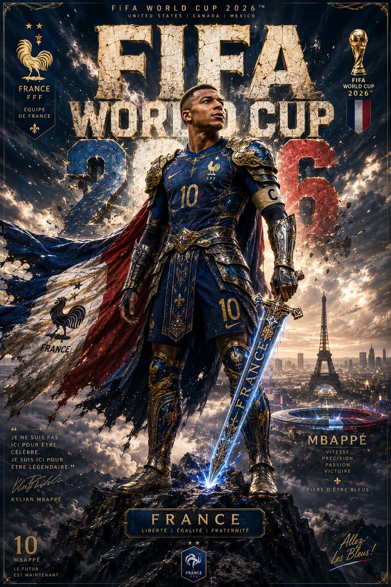 An Ultra-Detailed Epic Fifa World Cup 2026 Poster Featuring Player