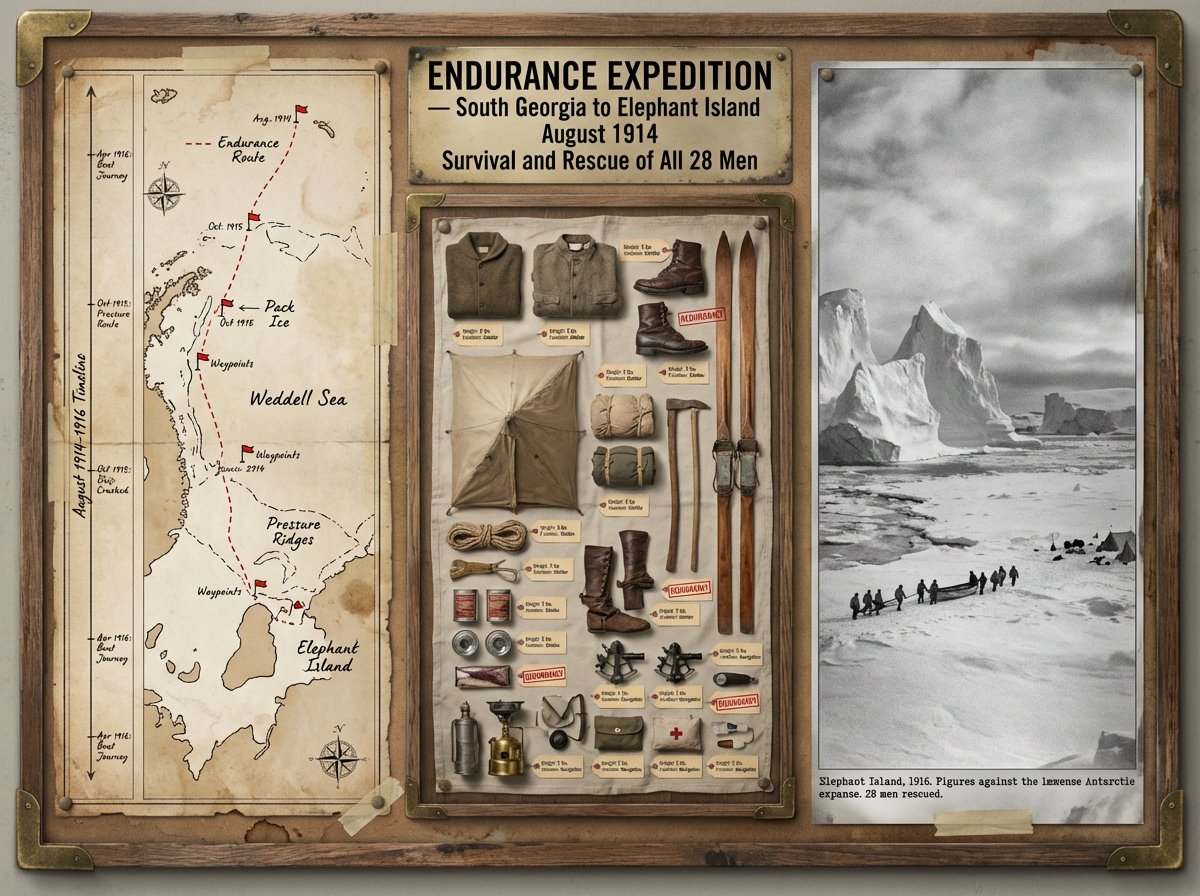Sci-Fi Expedition Planning Board with Route Map