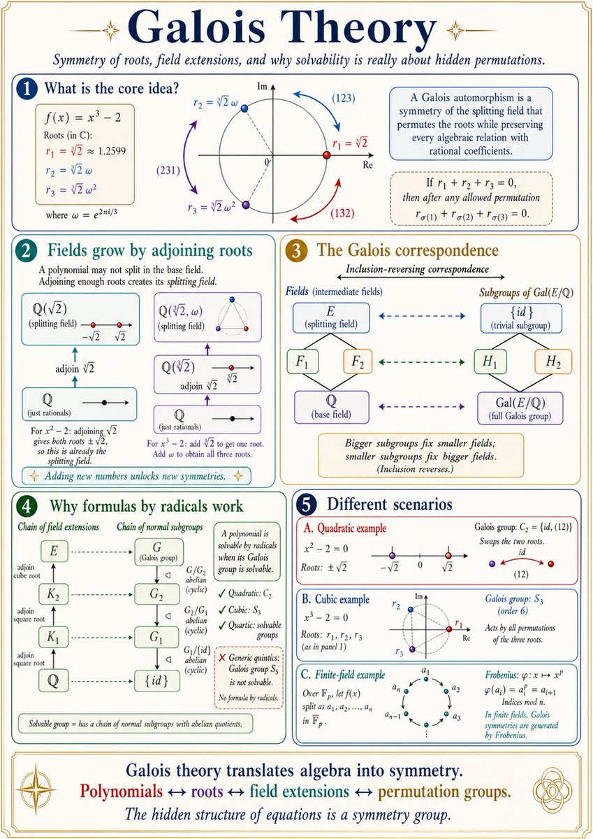 Mathematical Concept Visualization Infographic