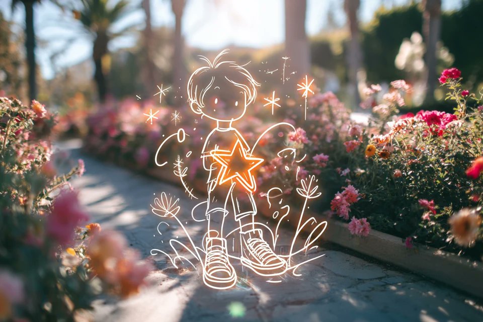Realistic Blurred Photo of a Background Scene
