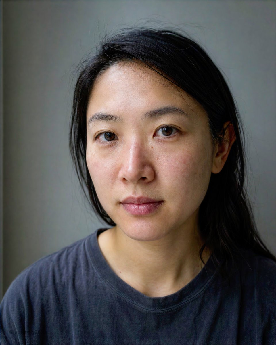 Unretouched Casting Portrait With Freckled Skin