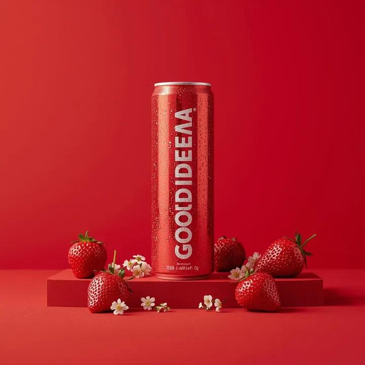 Premium Studio Product Photo of a Condensated Can