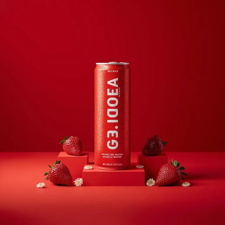 Premium Studio Product Photo of a Condensated Can