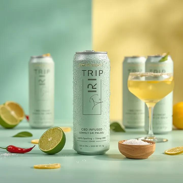 Ultra-realistic beverage can advertising photography