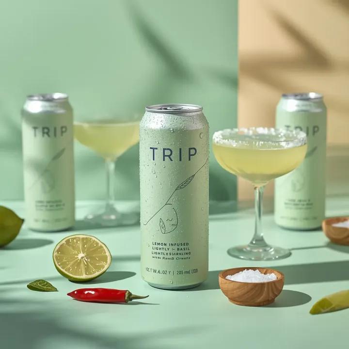 Ultra-realistic beverage can advertising photography