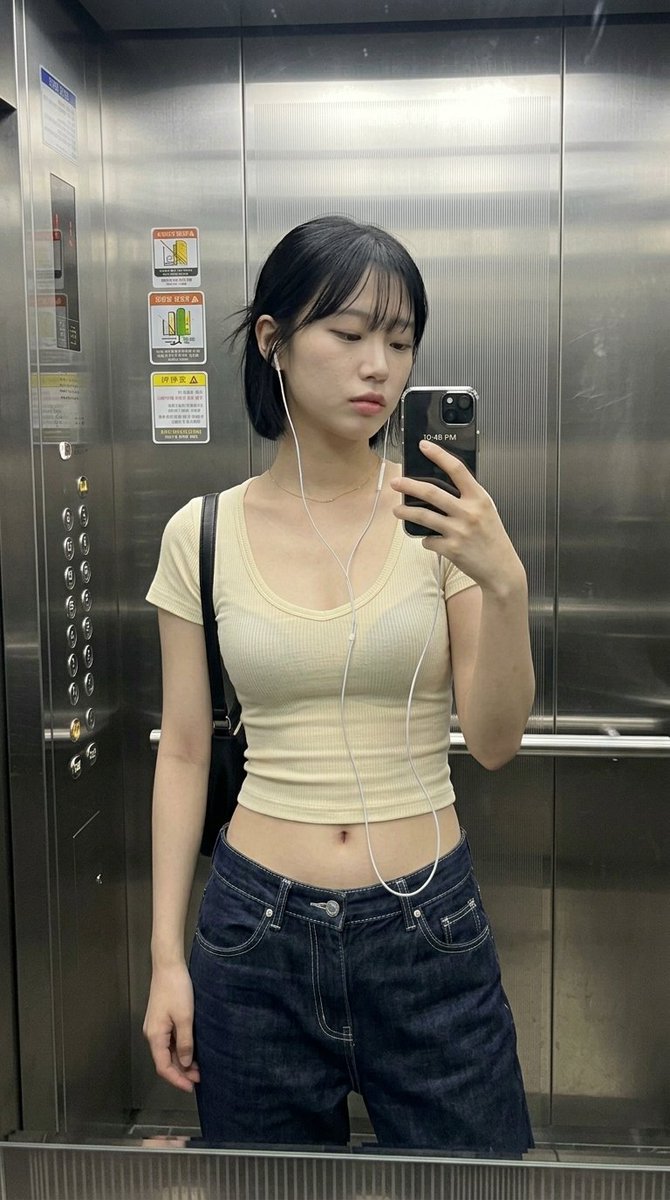 Edgy E-Girl Bedroom Mirror Selfie Collage