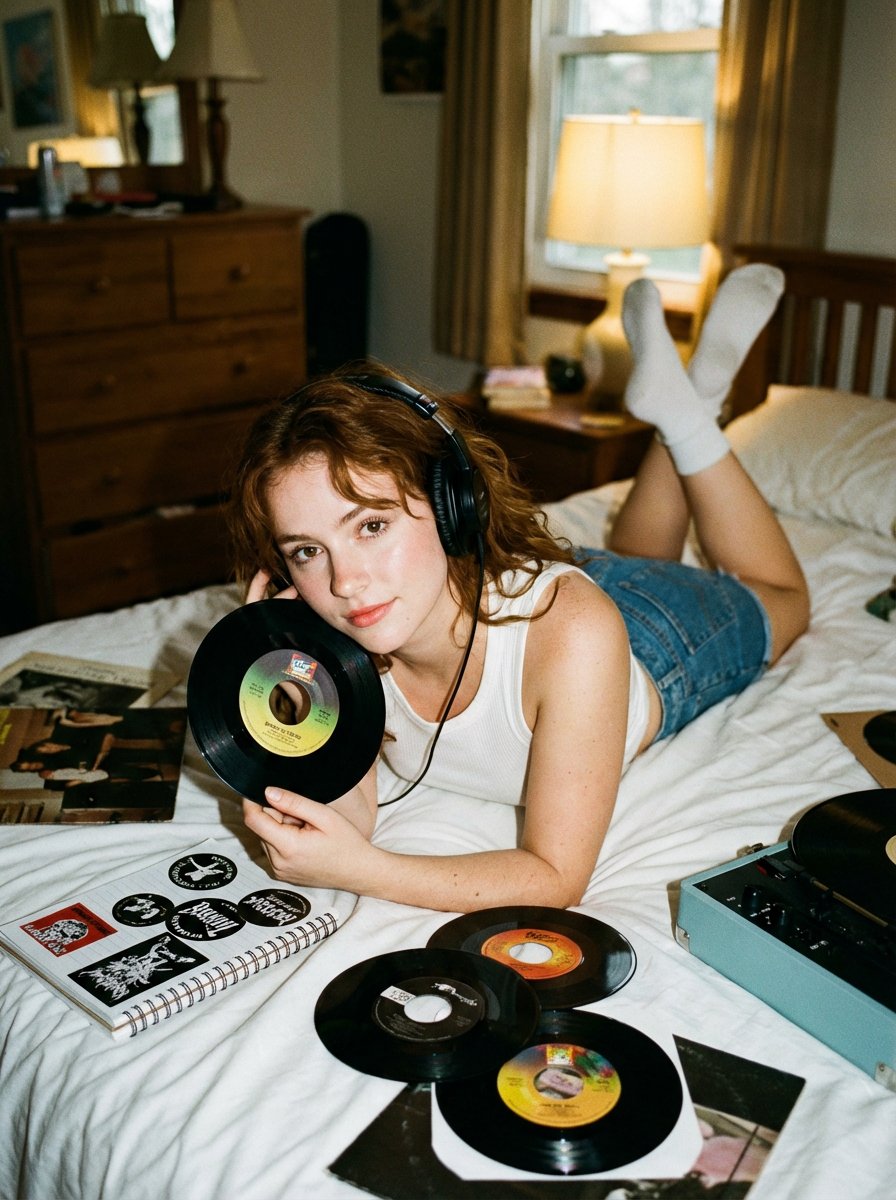 Analog Film Cinematic Lifestyle Portrait