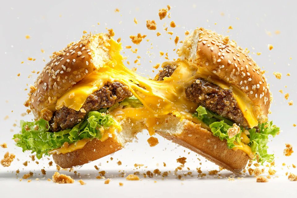 Exploding Food Photography with Visible Layers