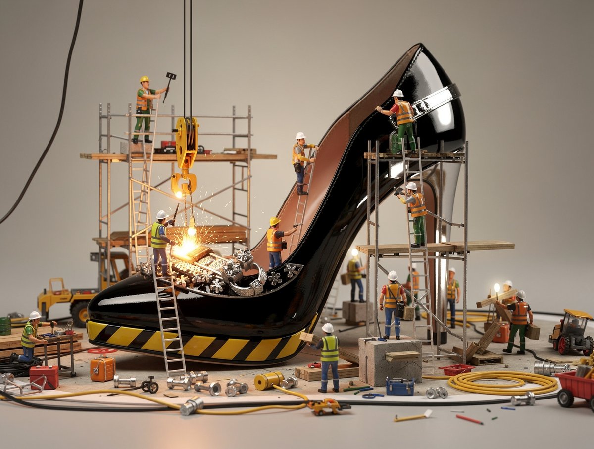 Miniature Construction Site Product Photography