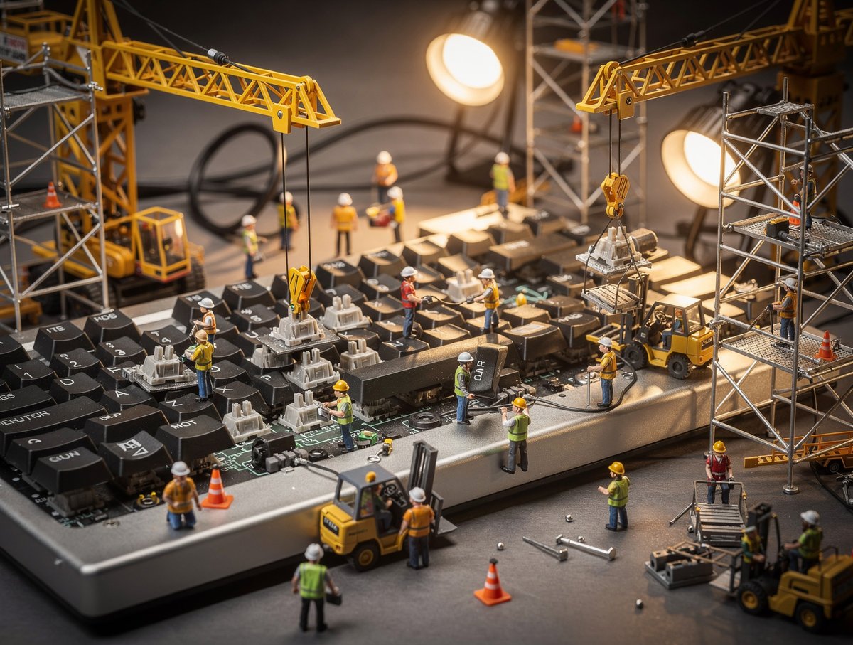 Miniature Construction Site Product Photography