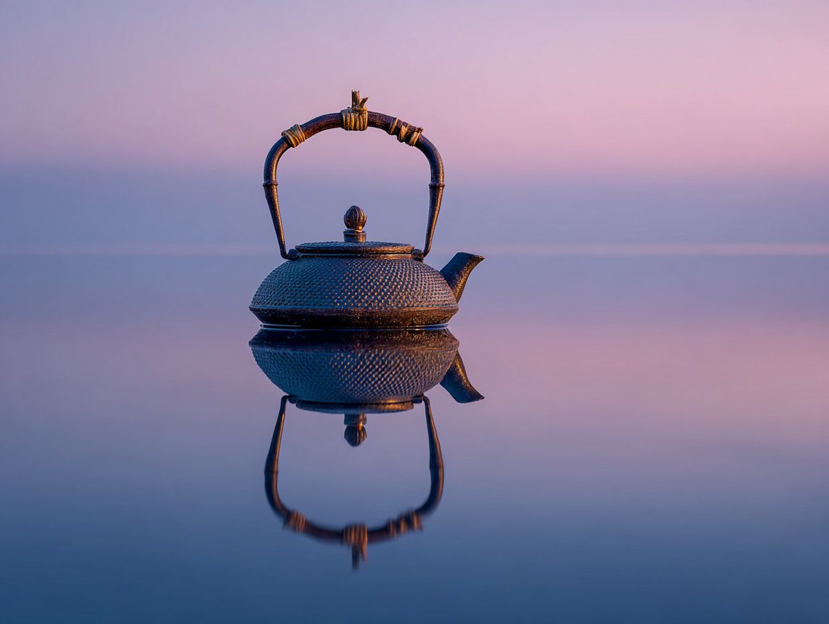 Zen Reflection Product Photography with Symmetrical Composition
