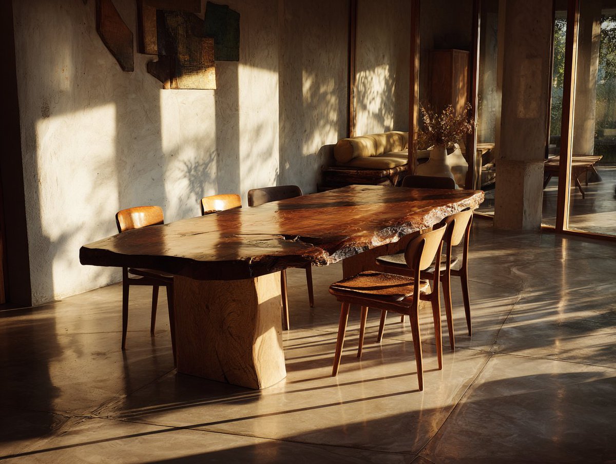 Golden Hour Architectural Photography of Minimalist Furniture