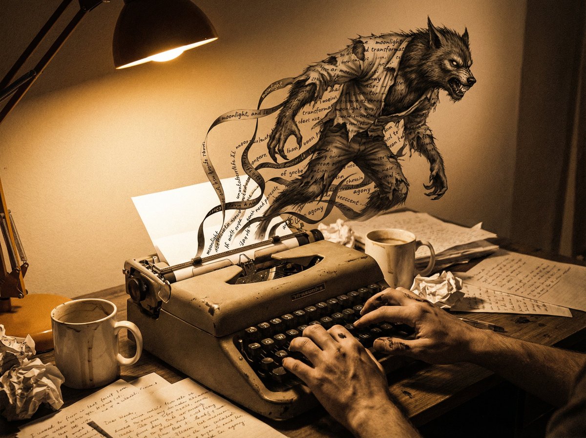 Typewriter Conjuring: Subject Materializing from Words