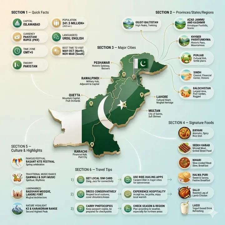 Ultra-clean Modern Country Infographic Poster