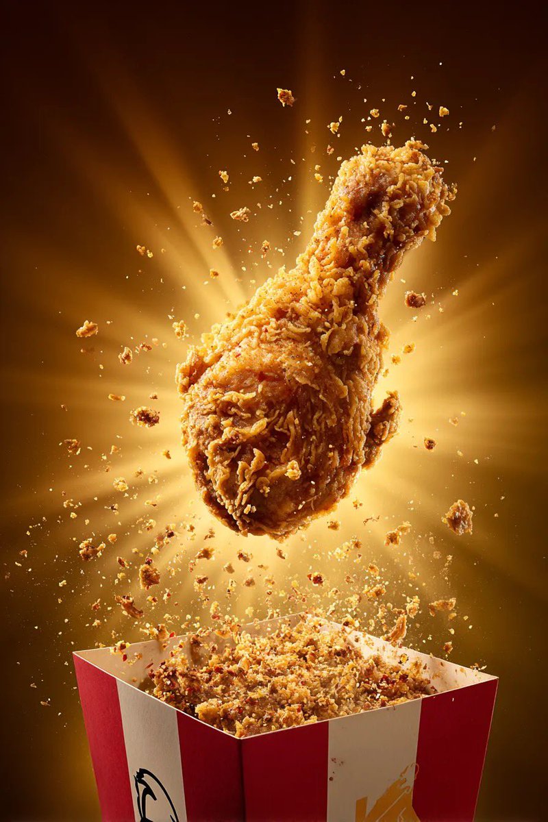 Hyper-realistic Ultra Close-up of a Chicken Drumstick