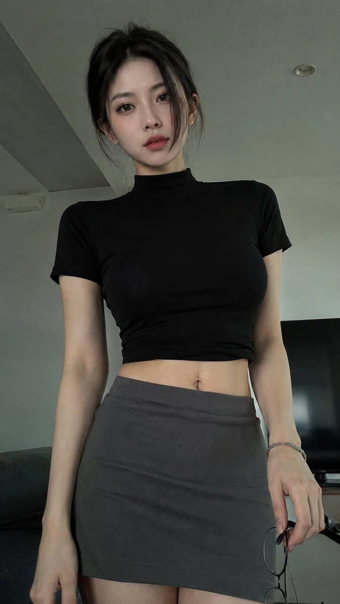 Subject : Description : An Adult Young Woman In A