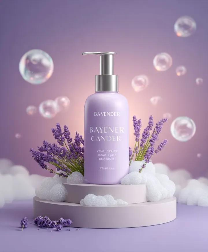 Vibrant Skincare Product Ad with Summer Aesthetic