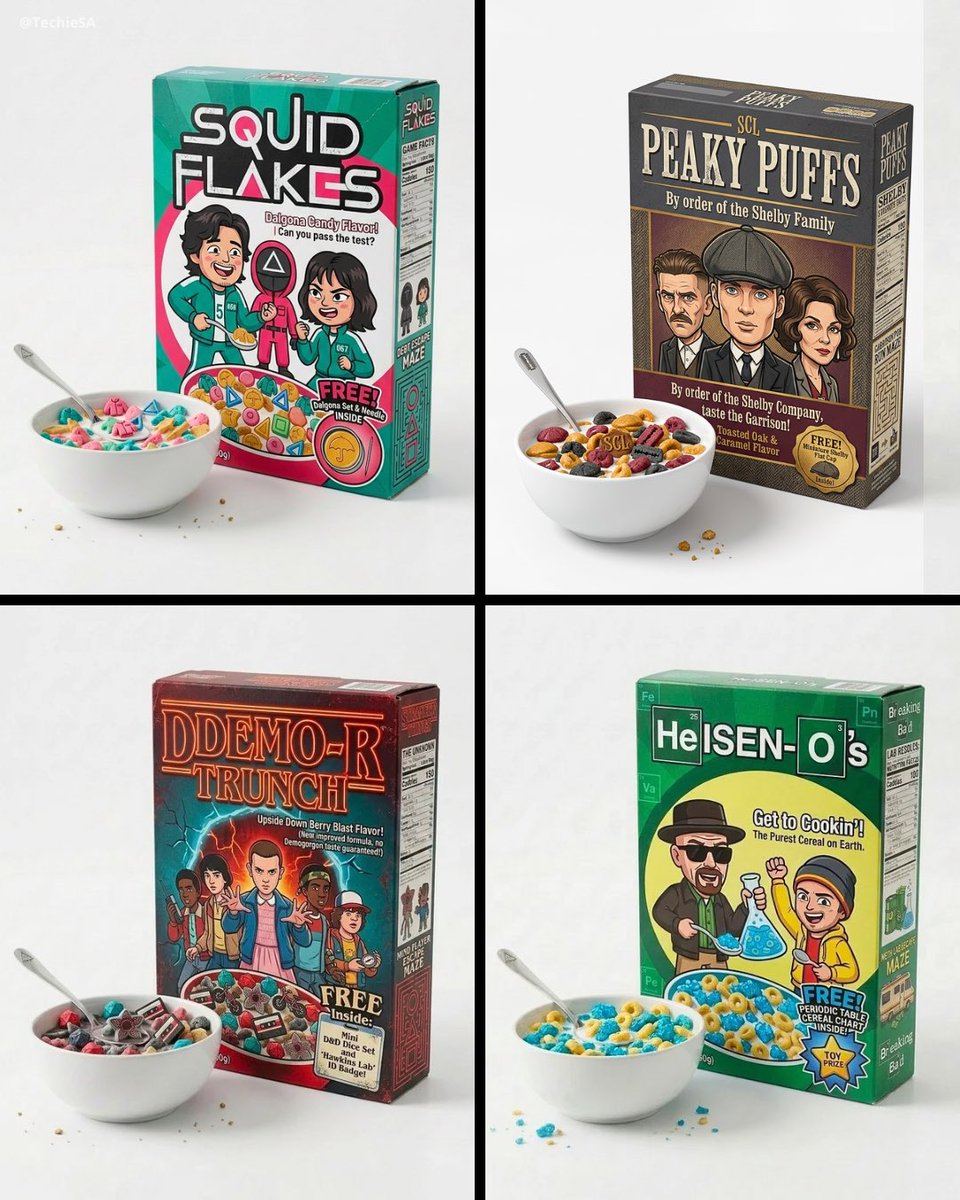 Photorealistic 3D Cereal Box with Custom Show Theme