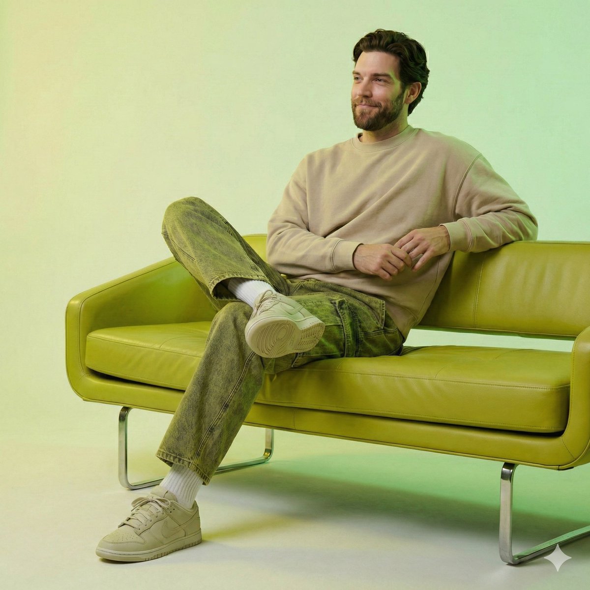 Oversized Streetwear Fashion Portrait