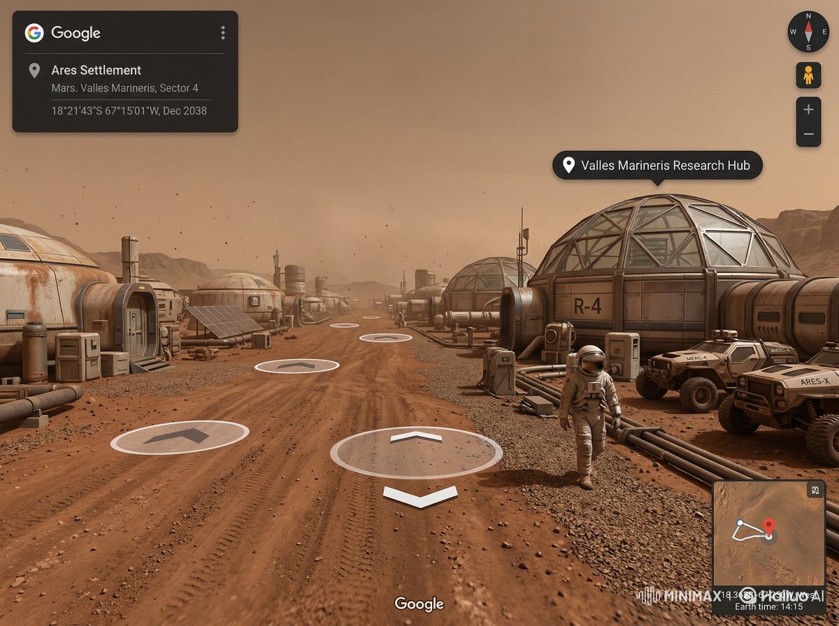 Google Street View Style AI Images